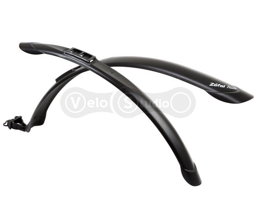 Комплект крыльев Zefal TRAIL 700С/28" переднее+заднее черный