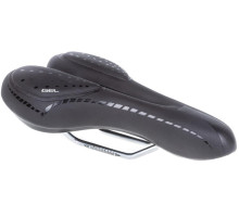 Сідло DNK Hole 10 із гелевими вставками 280х155 мм чорне
