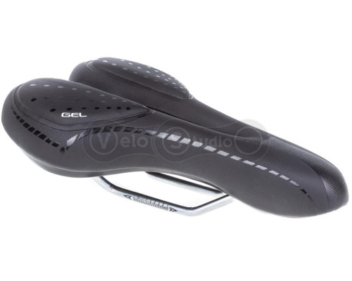 Сідло DNK Hole 10 із гелевими вставками 280х155 мм чорне