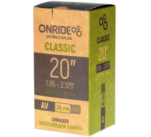 Камера ONRIDE Classic 20"x1.95-2.125" AV 35