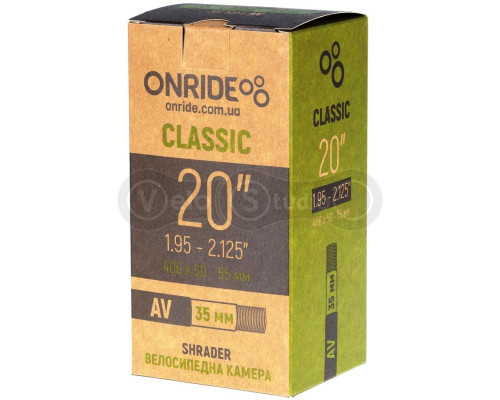 Камера ONRIDE Classic 20"x1.95-2.125" AV 35