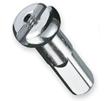 Ниппель Mach1 2.0 мм 14мм серебро 100 шт