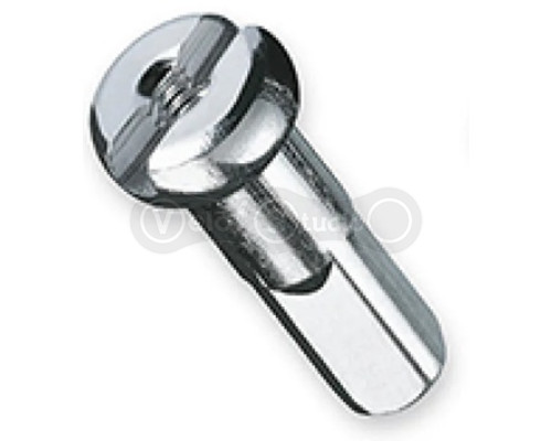 Ниппель Mach1 2.0 мм 14мм серебро 100 шт