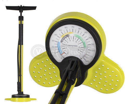 Насос для підлоги Cannondale ESSENTIAL, з манометром 140psi, presta+schrader