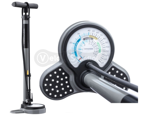 Насос для підлоги Cannondale PRECISE, з манометром 140psi, presta+schrader