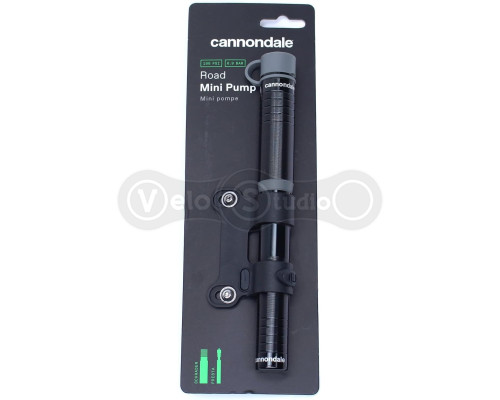 Насос Cannodale ROAD, со шлангом, 100 psi, AV+FV черный