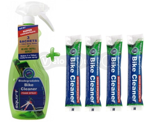 Очиститель Squirt Bio Bike Cleaner 750 мл + Super Concentrate 30 мл