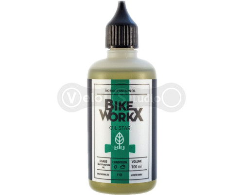 Універсальне мастило BikeWorkX Oil Star BIO 100 мл