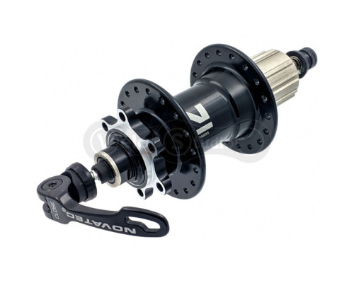 Втулка задня Novatec D042SB чорна 32 спиці