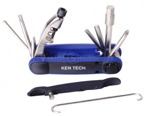 Мультитул KEN TECH KL-9804C 15 функций: шестигранники, отвертки, выжимка цепи