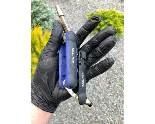 Мультитул KEN TECH KL-9804C 15 функций: шестигранники, отвертки, выжимка цепи