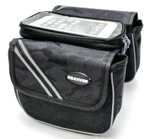 Велосумка на раму із відділенням під смартфон BRAVVOS QL-200