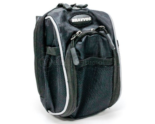 Велосумка на руль 12х9x16 см черный BRAVVOS QJ-042