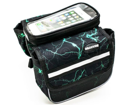 Велосумка на раму BRAVVOS QL-012 із відділенням під смартфон