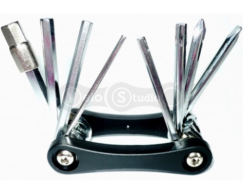 Мультитул Kenli KL-9833C 9 функцій: шестигранники, викрутки