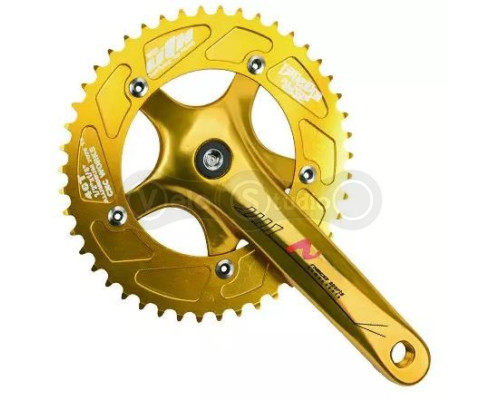 Шатуны NECO SA2-311D AL L170мм 46T под квадрат Gold