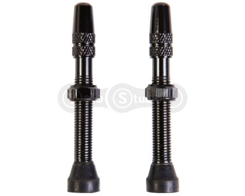 Ниппель Deemount 40mm для бескамерного колеса 2шт (черный)