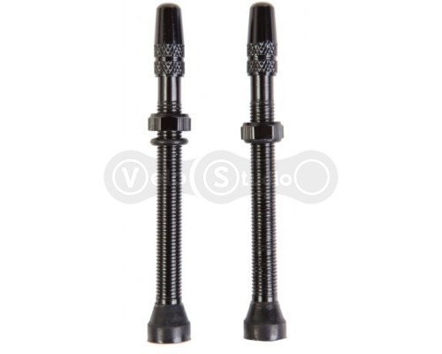 Ниппель Deemount 60mm для бескамерного колеса 2шт (черный)