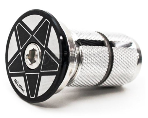 Кришка рульової колонки 1-1/8 з якорем RISK для виделок з карбоновим штоком