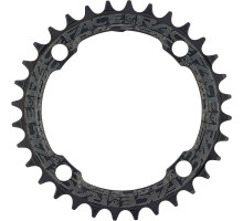 Зірка шатунів Race Face NARROW WIDE 36T чорна