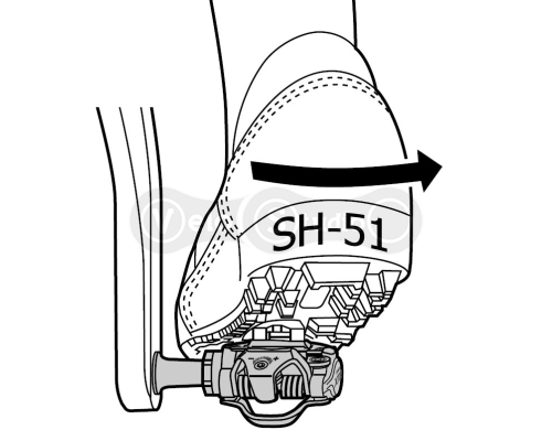 Шипы Shimano SM-SH51A, MTB SPD