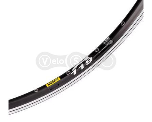 Обід 28" Mavic A 119 36H пістонований, під обіднє гальмо чорне