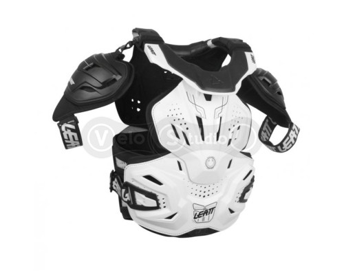 Мотозащита тела и шеи LEATT Fusion vest 3.0 White S/M (160-172 см)