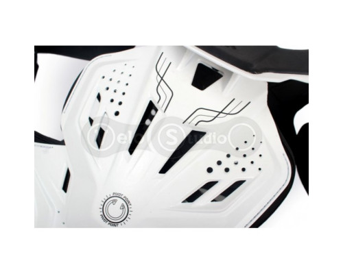 Мотозащита тела и шеи LEATT Fusion vest 3.0 White S/M (160-172 см)