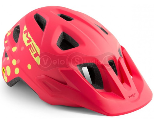Шлем MET Eldar MIPS Coral Pink Polka Dots | Matt UN (52-57)