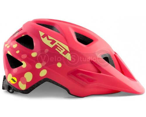 Шлем MET Eldar MIPS Coral Pink Polka Dots | Matt UN (52-57)