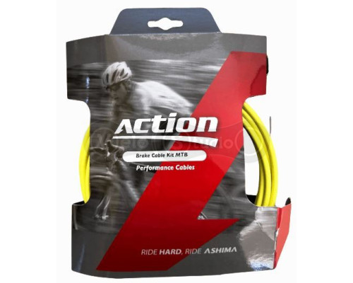 Набор переключения скорости Ashima Action MTB жёлтый