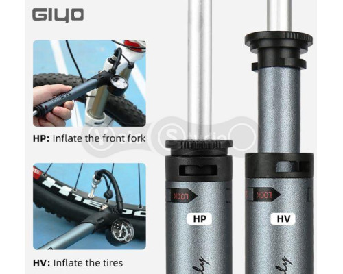 Насос високого тиску GIYO GS-41P для вилок та коліс