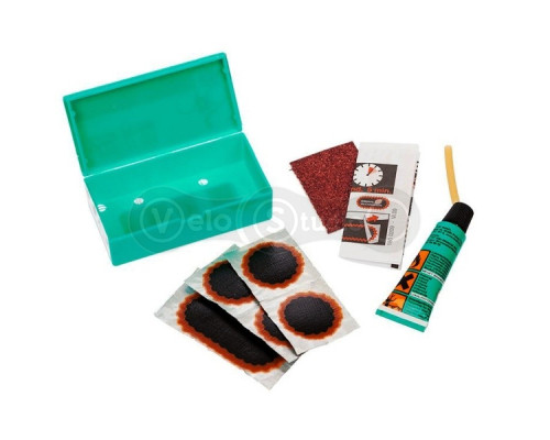 Велоаптечка TipTop TT-01 у комплекті: 5 латок, 1 наждак, 1 клей