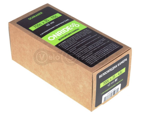 Камера ONRIDE із герметиком Slime 700x35/43C AV 48