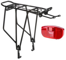 Багажник ONRIDE Cargo 26˝-29˝ под дисковый тормоз алюминиевый черный до 25 кг