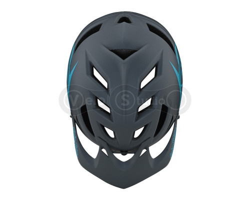 Вело шолом TLD A1 Helmet Drone [Gray/Blue] S (54-56 см)