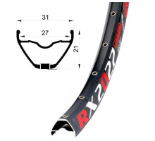 Обід Remerx RX 2027, 29x27, 32 спиці, TLR, FV