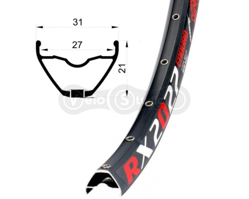 Обід Remerx RX 2027, 29x27, 32 спиці, TLR, FV