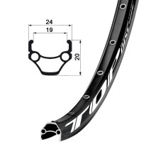 Обод Remerx TOP DISC RX 3019, 29x19, 32 спицы, AV