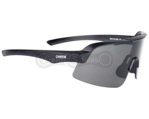 Очки ONRIDE Style с линзами дымчатыми (17%) кат. 3 матово-черные