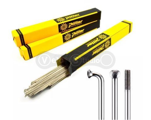 Спиця 262мм 14G Pillar PSR Standard, нержавіюча сталь срібляста (72шт в упаковці)