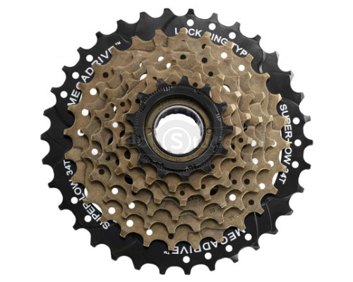 Тріскачка SUN RACE M300 7 швидкостей 13-34T Brown+Black