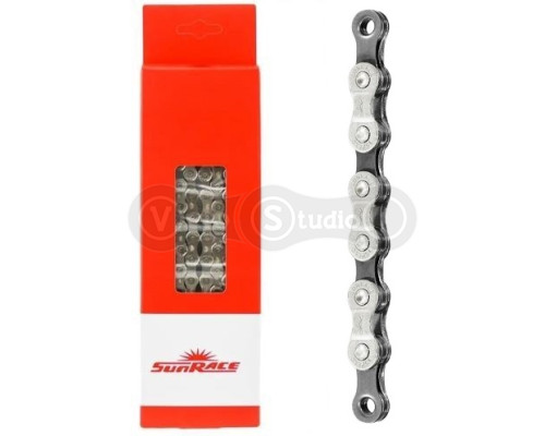 Цепь SUN RACE M10A Silver/Gray 10 скоростей 126 звеньев