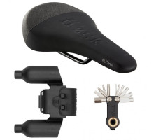 Сідло Fizik Gravita Alpaca + carriage kit - 251x130 мм, Enduro, Downhill, 362гр. black