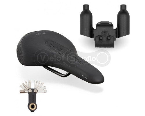 Седло Fizik Terra Alpaca X5 + carriage kit - 248x145 mm, All-mountain, Enduro
