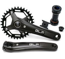 Шатуны T-Self A26Z-SS300 L170мм 34T в комплекте с кареткой