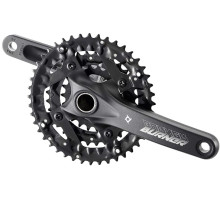 Шатуны PROWHEEL BURNER-401-TT-N  L170мм 22-32-44Т с интегрированной осью