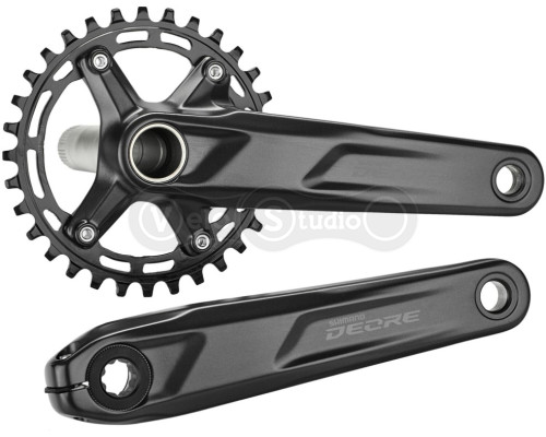 Шатуны Shimano FC-M5100-1 DEORE, 175мм 32T 10/11 скоростей, OEM