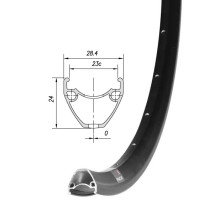 Обод Mach1 PULSE 23 700 32 отверстия, Tubeless Ready