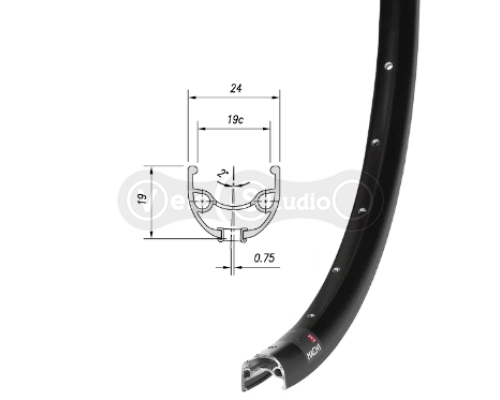 Обод Mach1 ER-20 29 дюймов 32 отверстия черный, AV